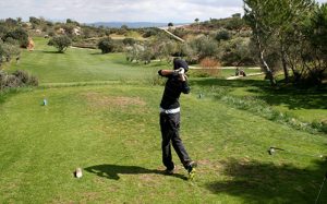 golpe en el campo antequera golf