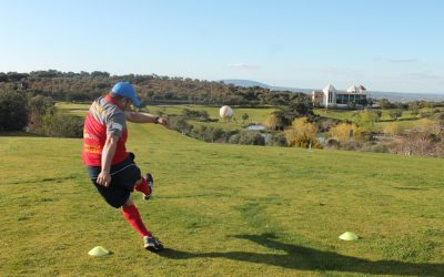 Medio centenar de jugadores compiten en el “Open de Andalucía Footgolf” celebrado en Antequera Golf