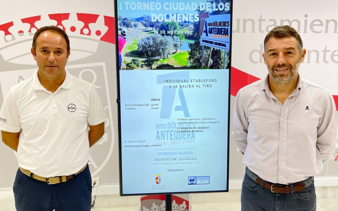 Las instalaciones del Antequera Golf acogerán el sábado 19 de noviembre el I Torneo Ciudad de los Dólmenes